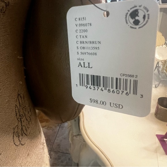 Free People Wilder Embellished Sling Bag - Black and Tan - Picture 10 of 11